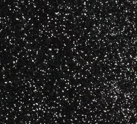 Placa Eva Glitter Preto 40x60 1.8mm 103758 Lyke