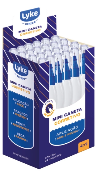 Mini Caneta Corretiva 4ml 101243 Lyke