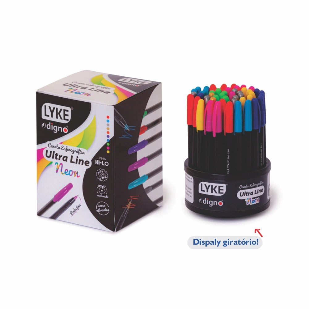 Caneta Esferografica Ultra Line Neon 104090 Lyke