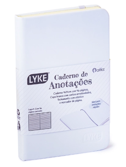 Bloco Anotacao Pautado Branco 96f 101007 Lyke