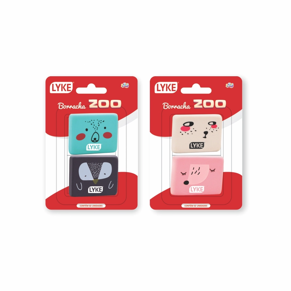 Borracha Zoo Blister 2un 102160 Lyke