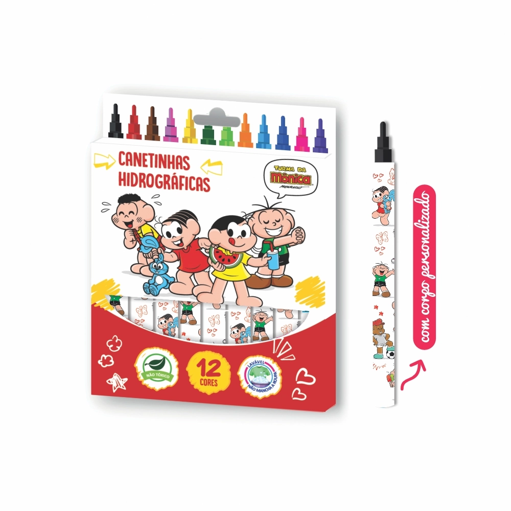 Canetinha Hidrografica Turma Da Monica 200105 Lyke