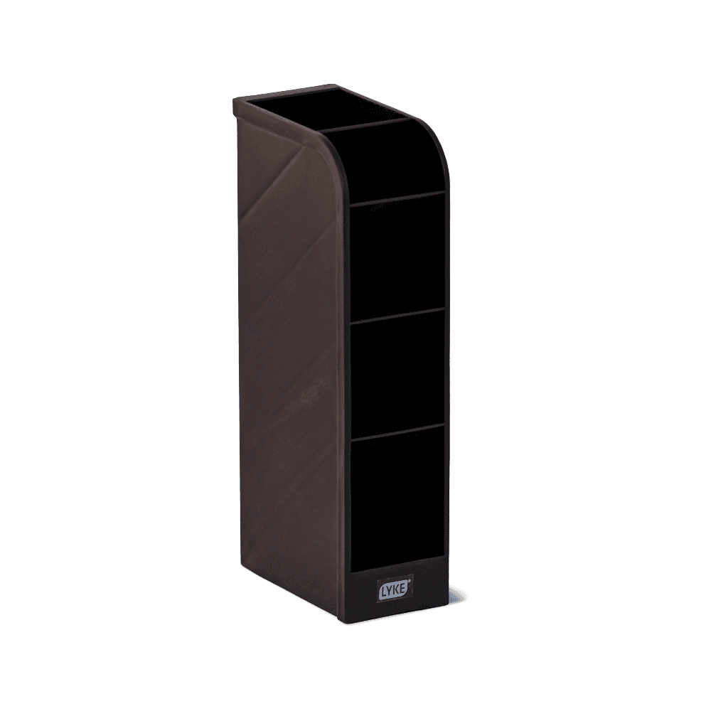 Organizador Mesa 5 Divisorias Preto 20.2x10.5x5.2cm 101184 Lyke