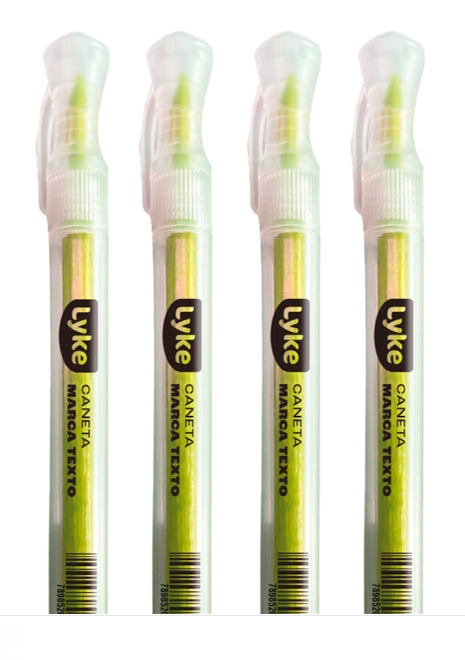 Caneta Marca Texto Amarelo Neon 101262 Lyke