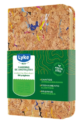 Bloco Anotacao Pautado Cork Neon 96f 106514 Lyke