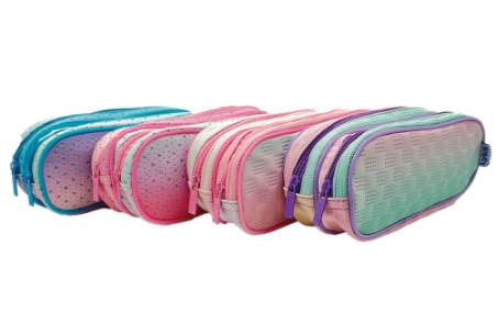 Estojo Multiuso Oval Dreams 2 Zip Sortido 105652 Lyke
