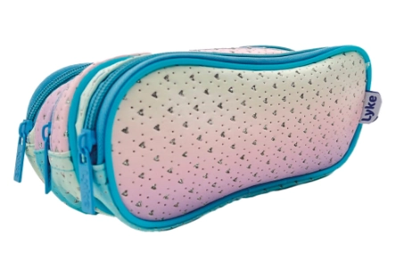 Estojo Multiuso Oval Dreams 3 Zip Sortido 105653 Lyke