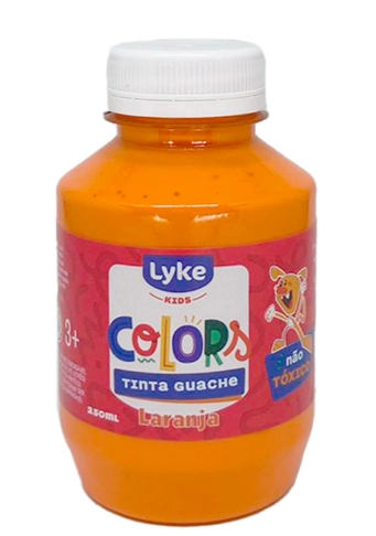 Tinta Guache Laranja 250ml 102881 Lp
