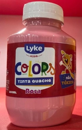 Tinta Guache Rosa 250ml 102885 Lp