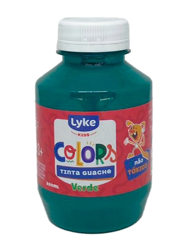 Tinta Guache Verde 250ml 102886 Lp