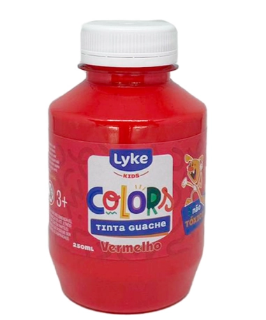 Tinta Guache Vermelho 250ml 102887 Lp