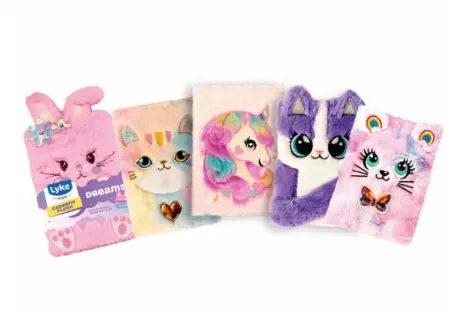 Caderneta Plush A5 80f Sortido 105279 Lyke