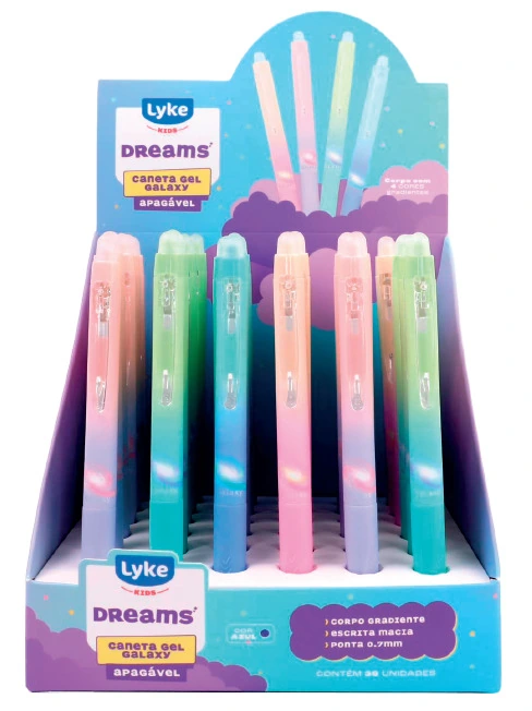Caneta Esferografica Gel Apagavel Galaxy 0.7mm 105831 Lyke