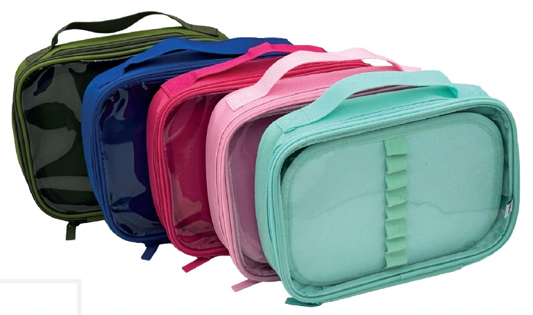 Estojo Case Transparente 1 Ziper Sortido 105789 Lyke