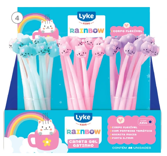 Caneta Esferografica Gel Gatinho 105839 Lyke