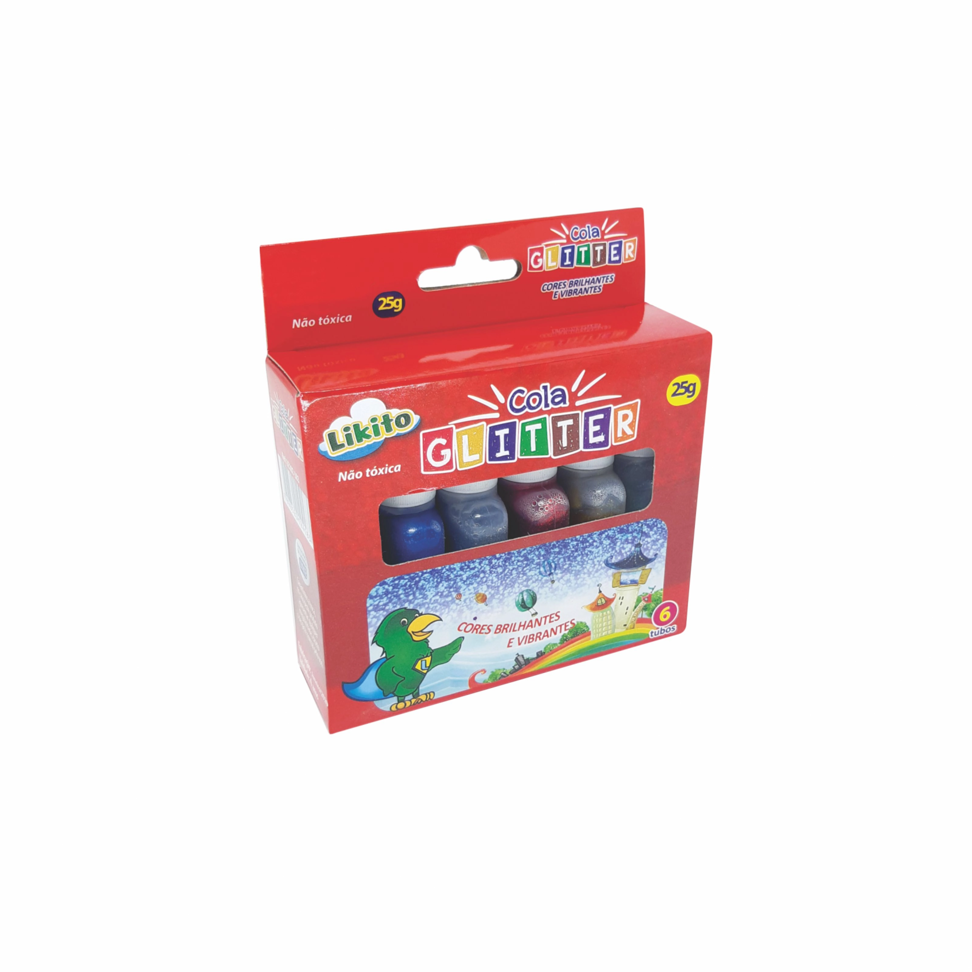 Cola Glitter Lyke 6 Cores 25g