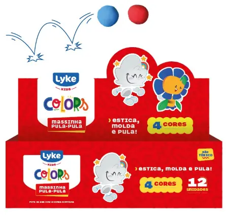 Massinha Pula Pula Lyke Colors