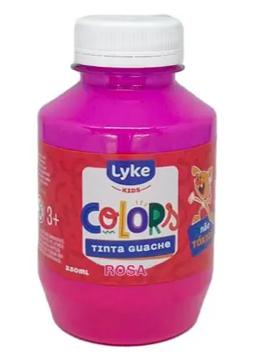 Tinta Guache Rosa 250ml 102885 Lp