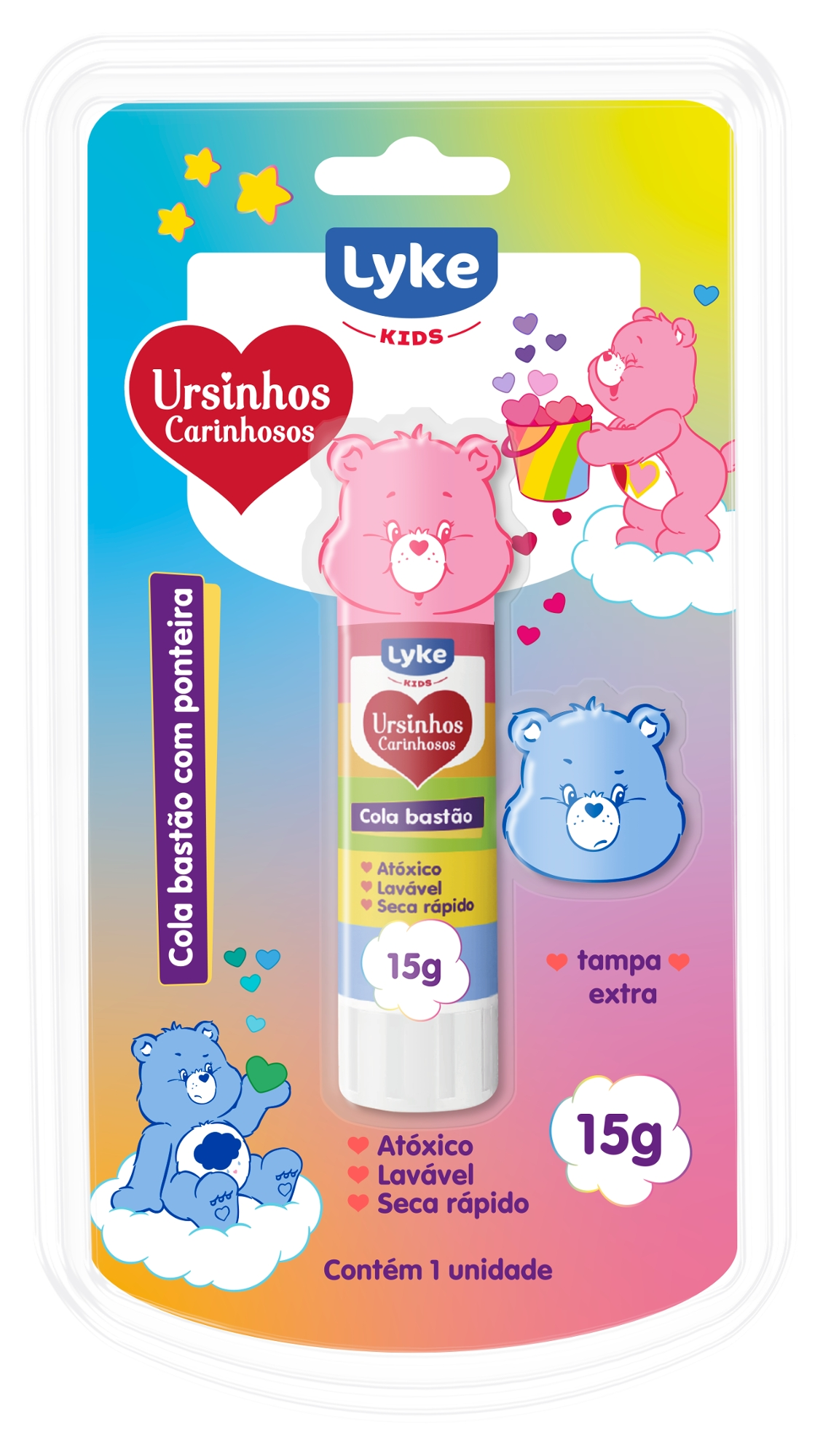 Cola Bastao Ursnhos Carinhosos 15g 400103 Lyke