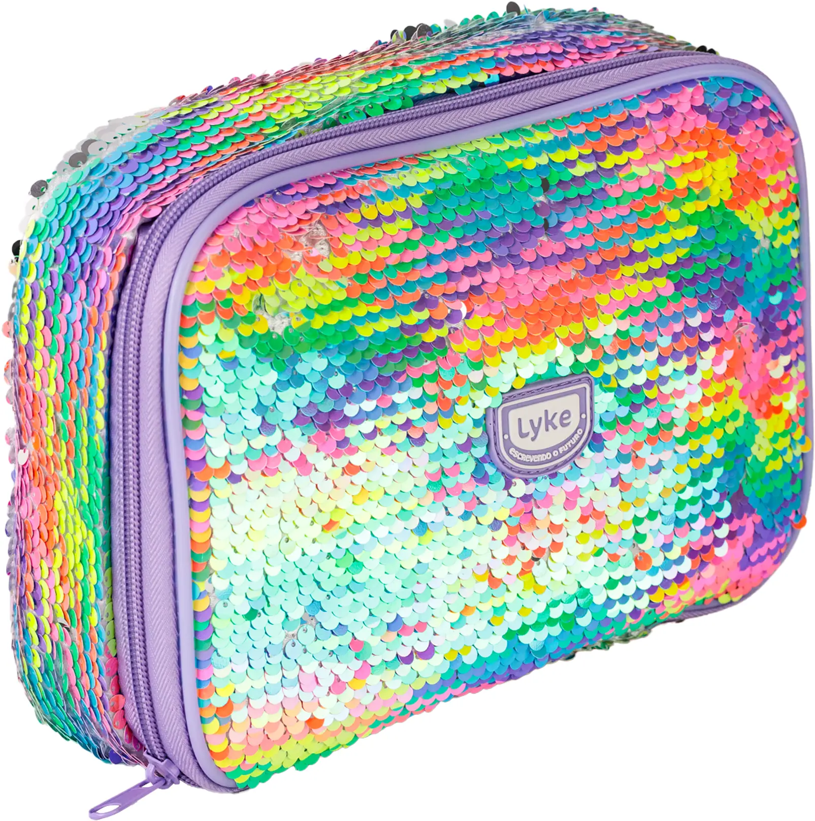 Estojo Case 1 Zip Lantejola 101869 Lyke