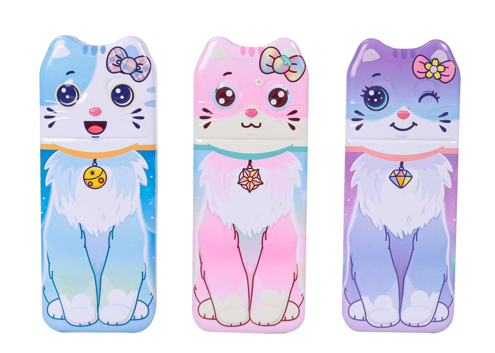 Estojo Metalico Gatinhos Sort 102857 Lyke