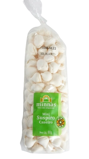 Suspiro Caseiro MINNAS Pacote 80g