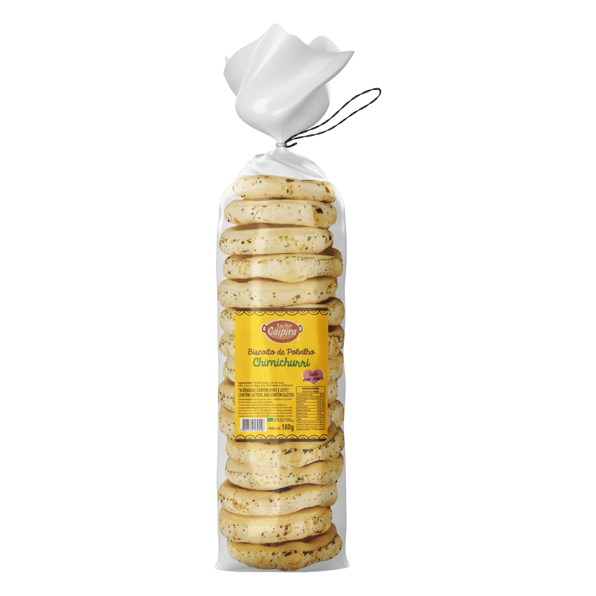 Biscoito De Polvilho Chimichurri Tacho Caipira Pacote 160g