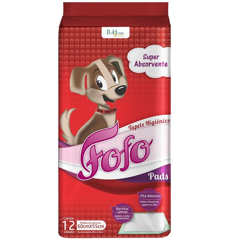 Tapete Higiã Nico Fofo Pads Para Cã Es Com 12 Unidades