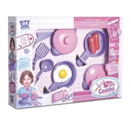 Conj Nossa Cozinha Frigideira Ref2471 Zucatoys