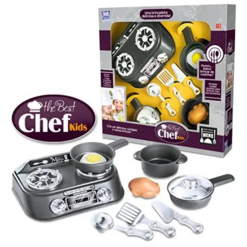 Jogo Zucatoys The Best Cheff Kids 9pcs Ref.5303 Un