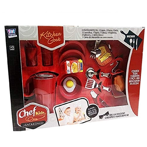 Kit Zucatoys Jantarzinho Chef Kids C/15pcs Ref.5304 Un