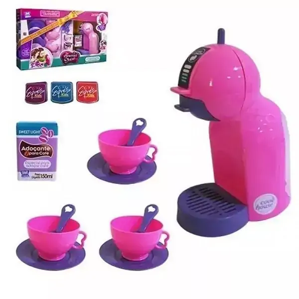 Brinquedo Cafeteira Expresso Show com Cápsulas