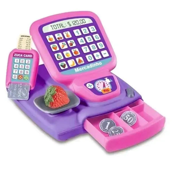 Brinquedo Zucatoys Maquina Registradora Un