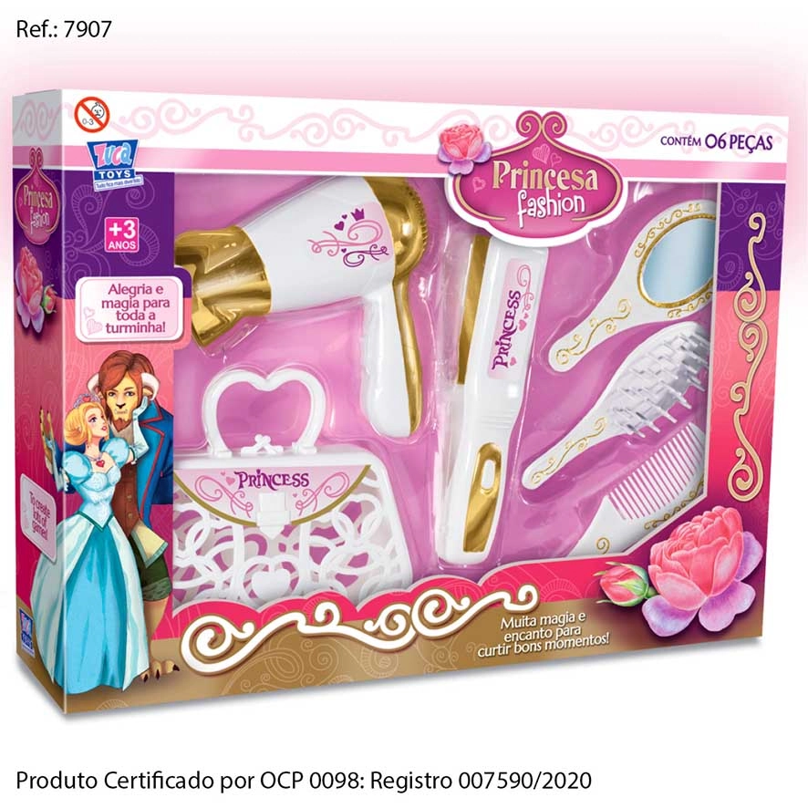 Kit Beleza Princesa Fashion - Zuca Toys