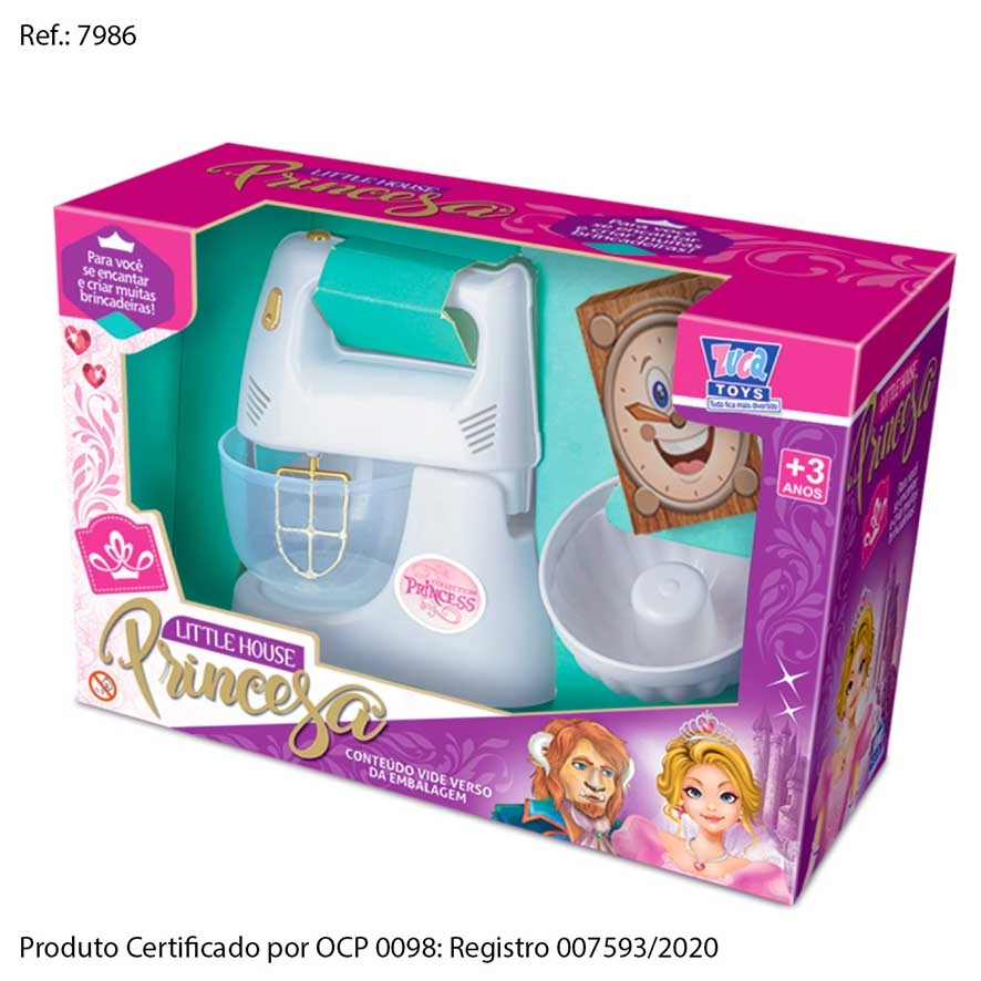 Batedeira Princesa 7986 Zuca Toys