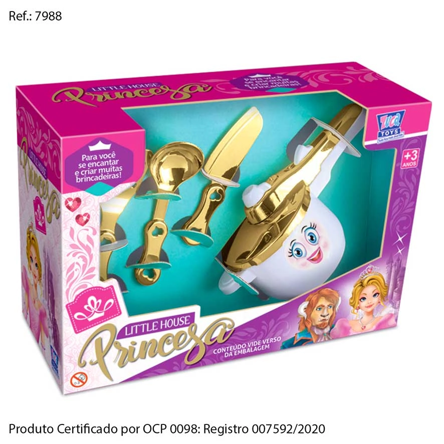 Kit Panelinha Princesa 7988 Zuca Toys