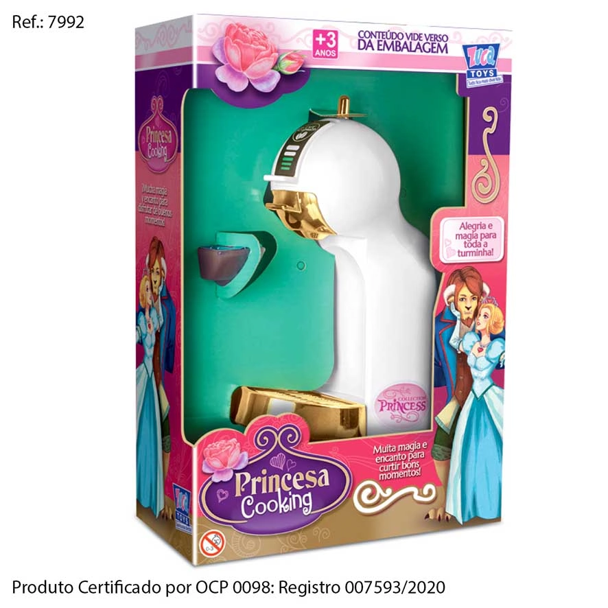 Cafeteira Princesa 7992 Zuca Toys