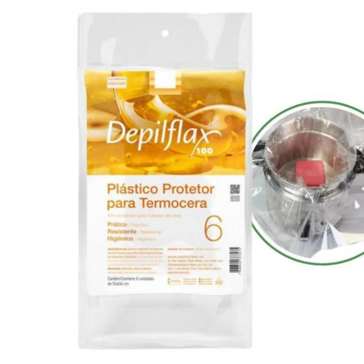 Plastico Depilflax Protetor Para Termoce