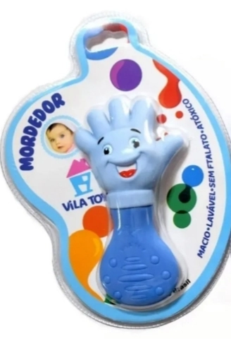 Mordedor Vila Toy Maozinha Azul