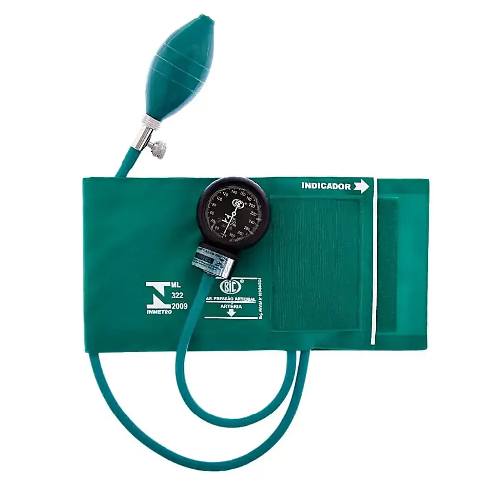 Aparelho De Pressão Bic Ap0333 - Nylon/Velcro - Verde