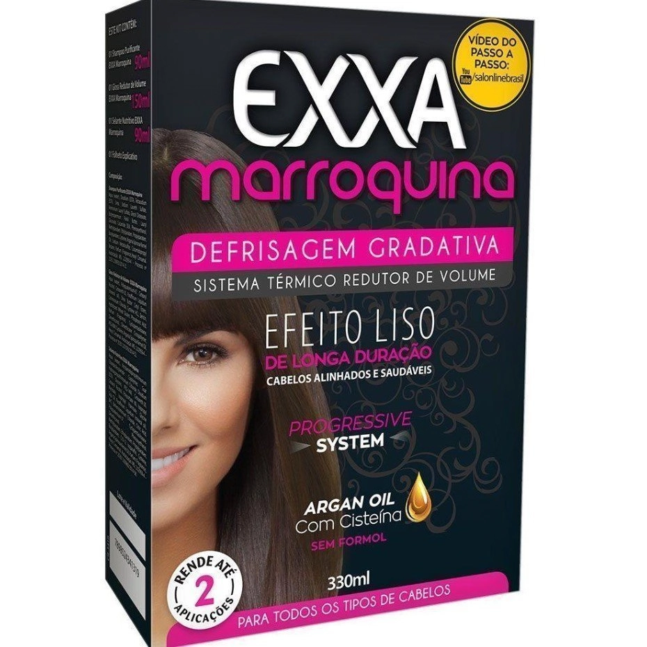 Escova Para Cabelo Gradativa Salon Line 330ml Defrisagem Gradativa Unit
