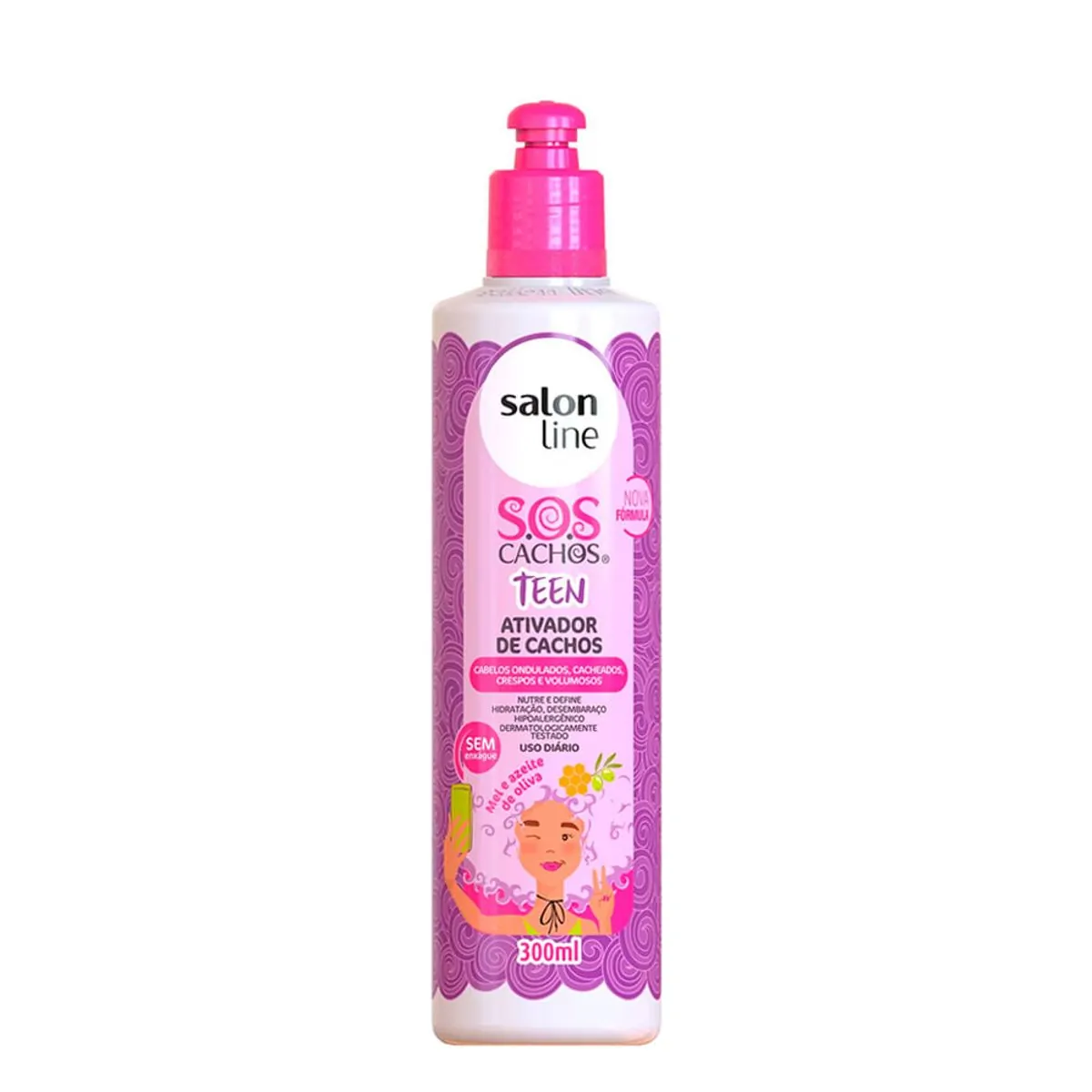Ativador de Cachos SOS Cachos Teen Salon Line 300ml