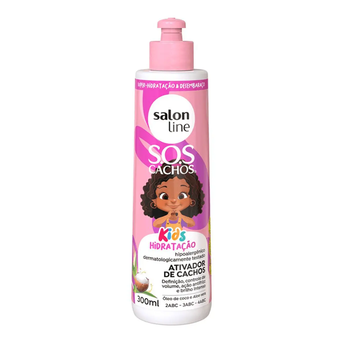 Creme Ativador De Cachos Kids 300ml - Salon Line