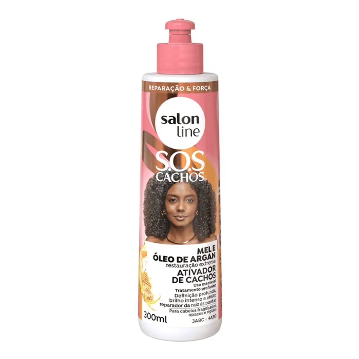 Ativador de Cachos SOS Cachos Mel Cachos Intensos Salon Line 300ml