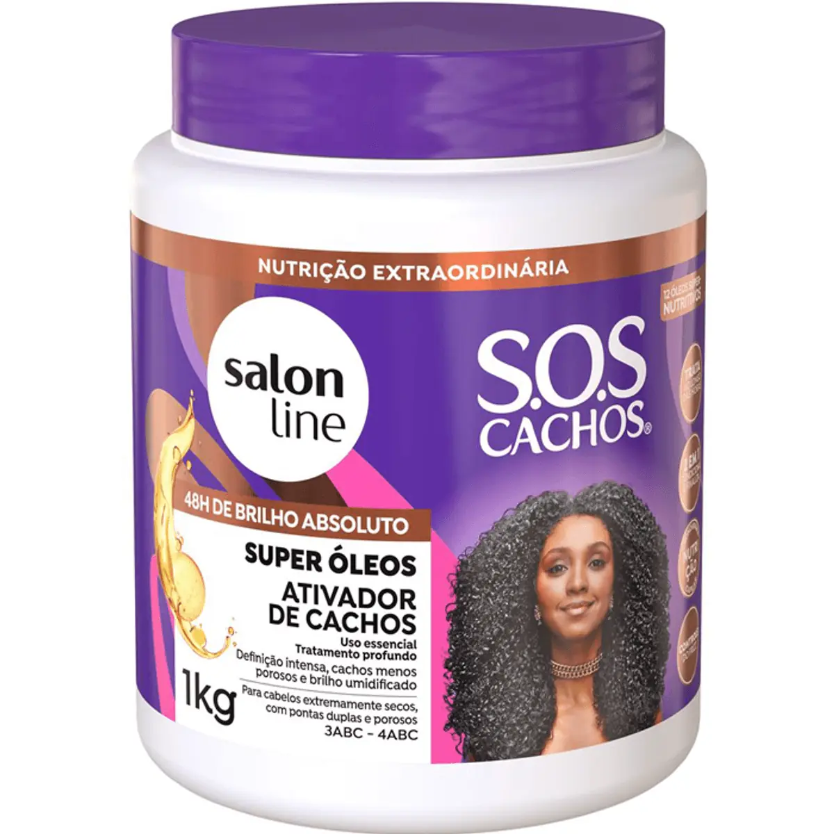 Ativador de Cachos SOS Cachos Super Óleos Salon Line 1kg