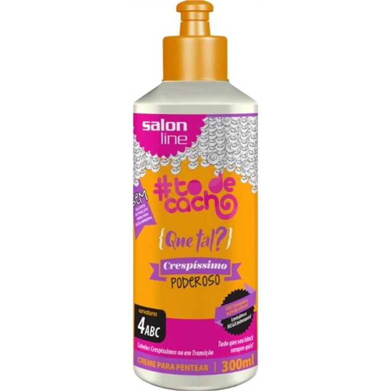 Creme para Pentear #todecacho Black Power Crespíssimo Salon Line 300ml