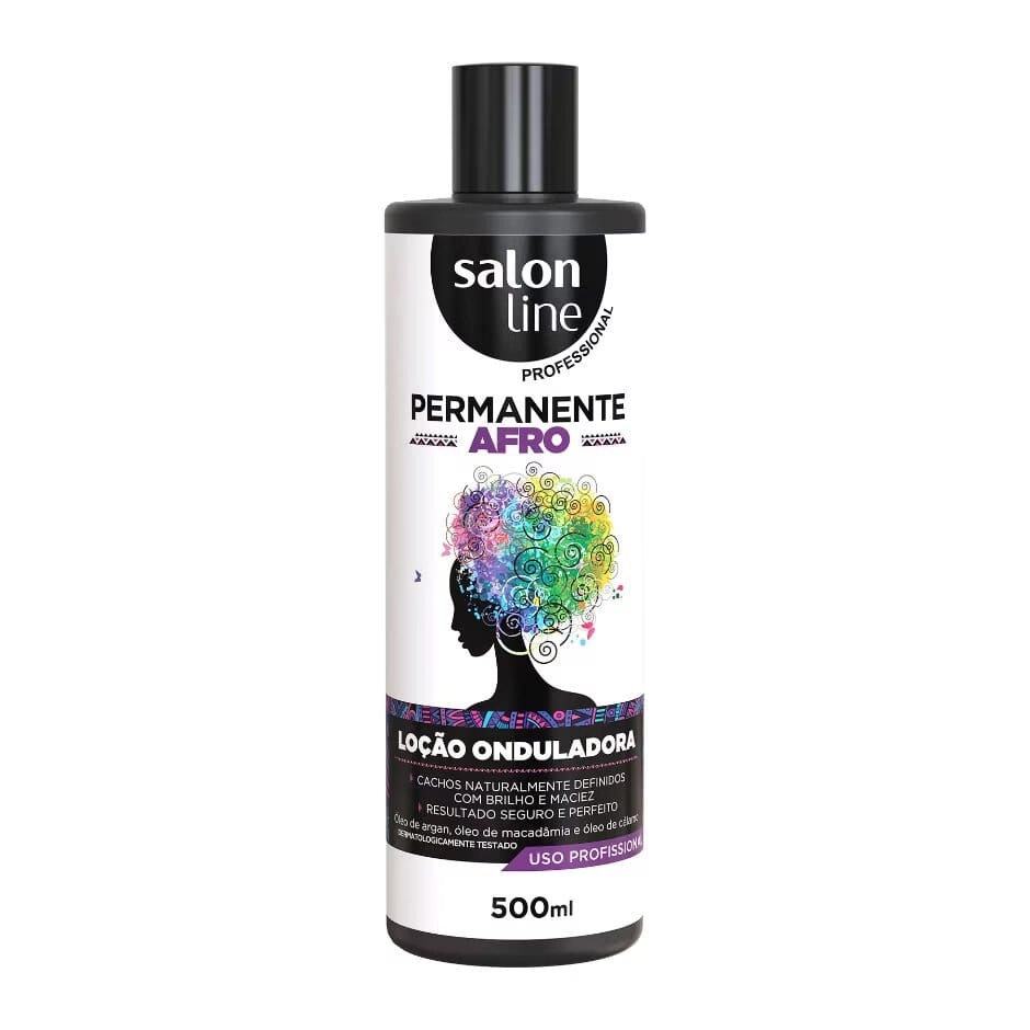 Loção Ondulada Permanente Afro Salon Line 500ml