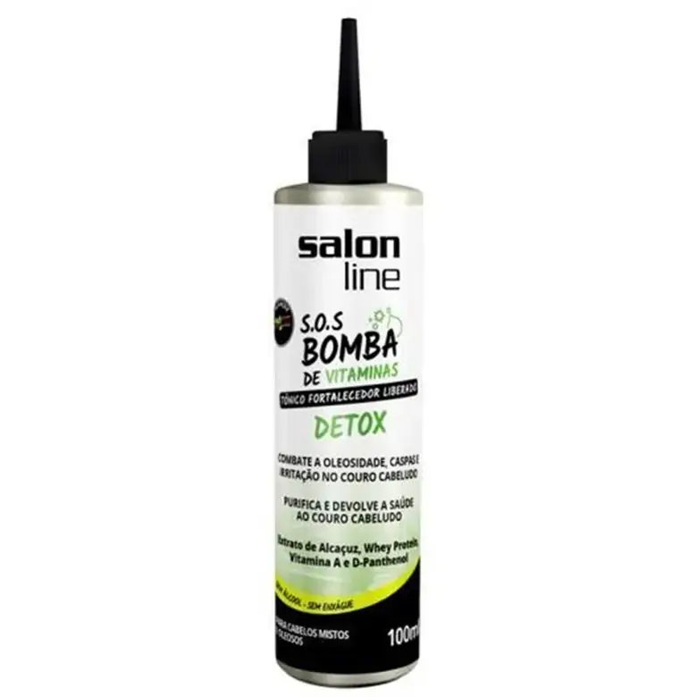 Tônico Capilar Tratamento Salon Line 100ml Detox S.o.s Bomba Unit