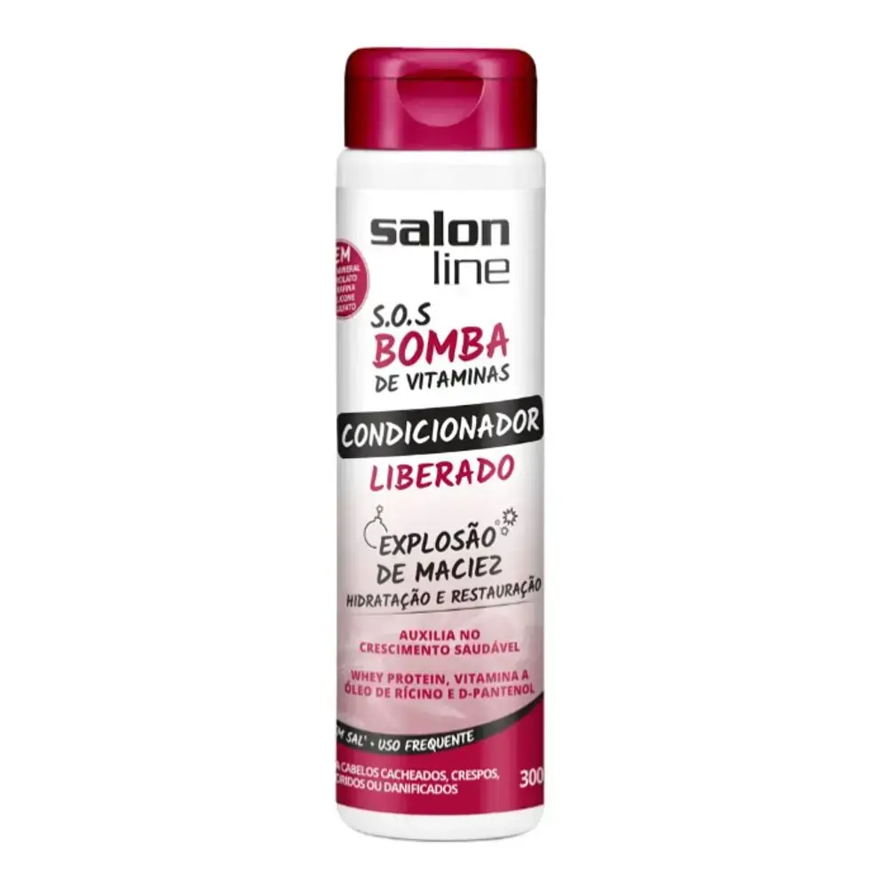Condicionador Uso Diário Salon Line 300ml Sos Bomba Liberado Unit