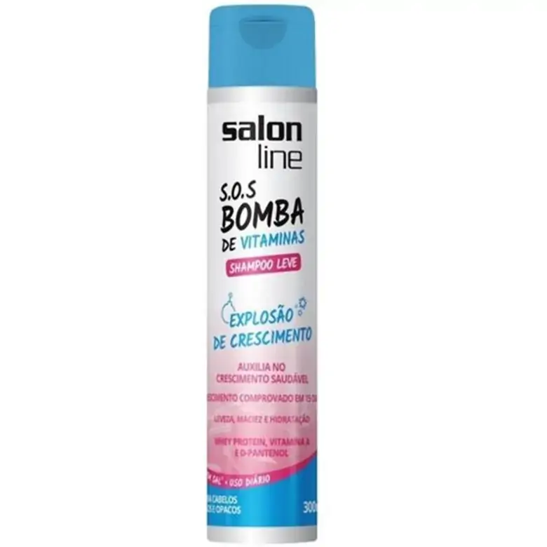 Shampoo Uso Diário Salon Line 300ml Sos Bomba Leve Unit